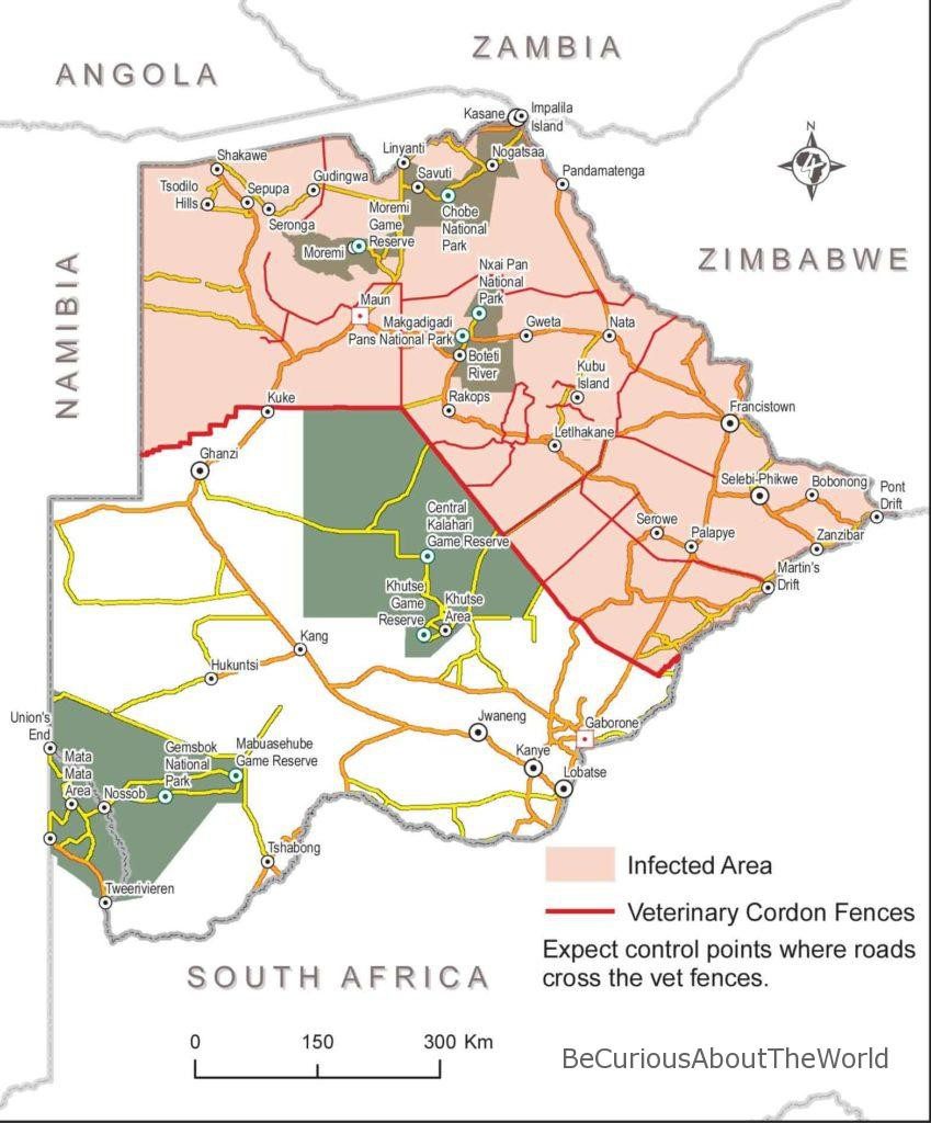 BeCuriousAboutTheWorld - Veternary fences in Namibia and Botswana